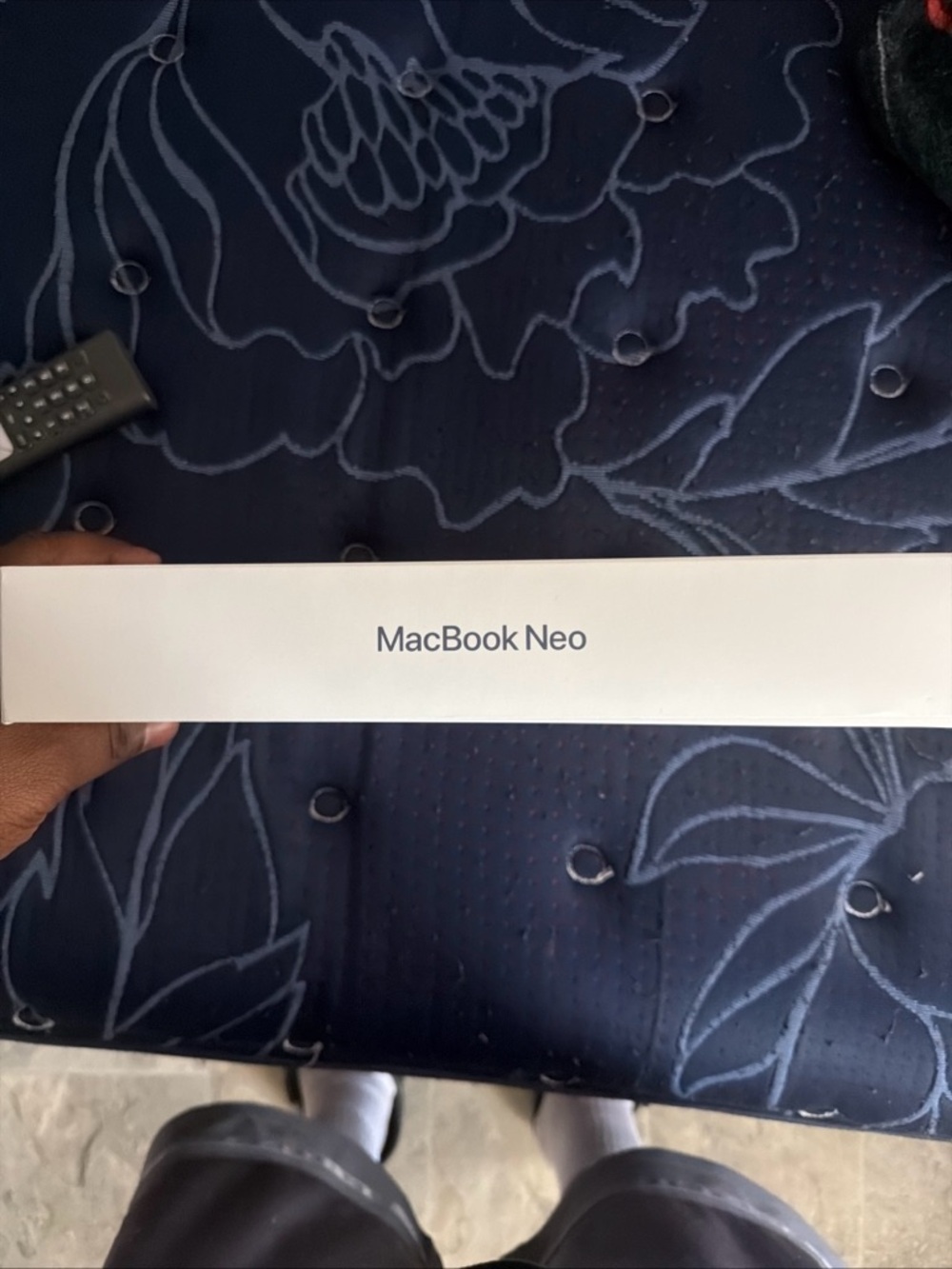 Apple MacBook Neo White Packaging Box